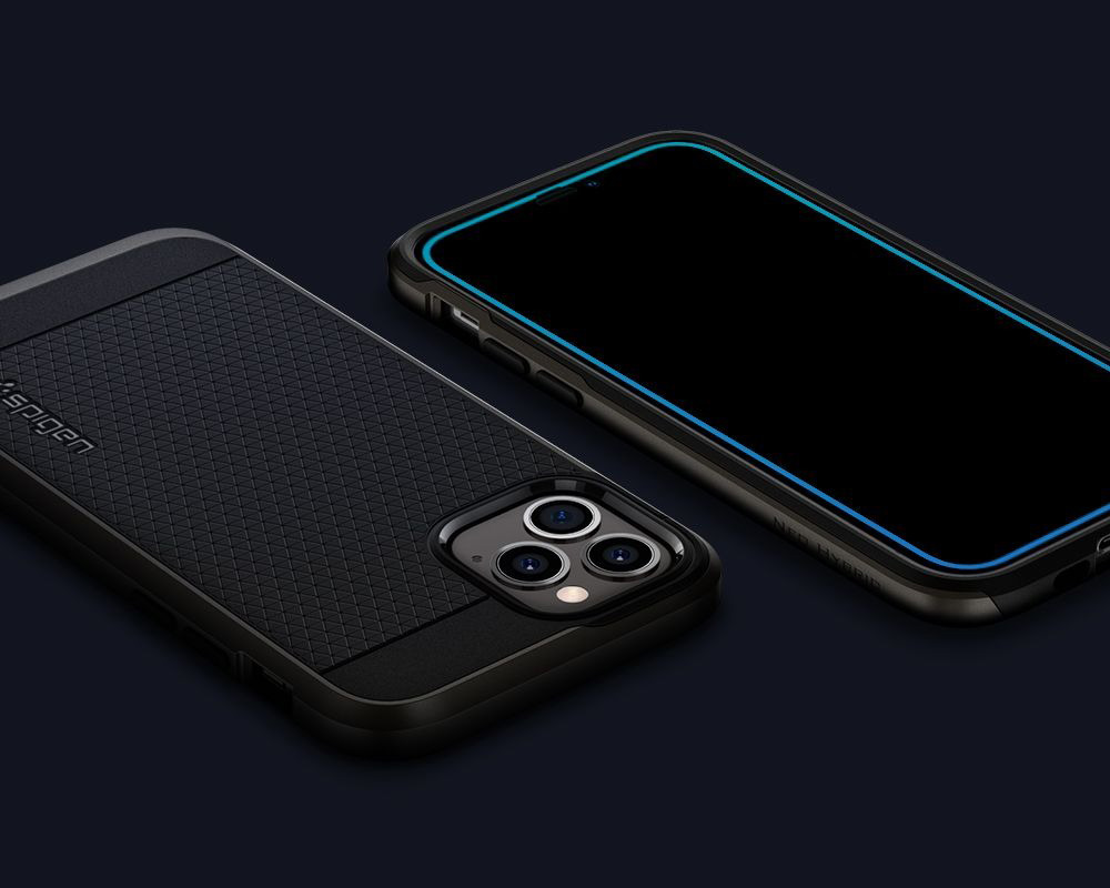 Szkło hartowane Spigen Glas.tr Slim FC Case Friendly dla iPhone 12 Pro Max